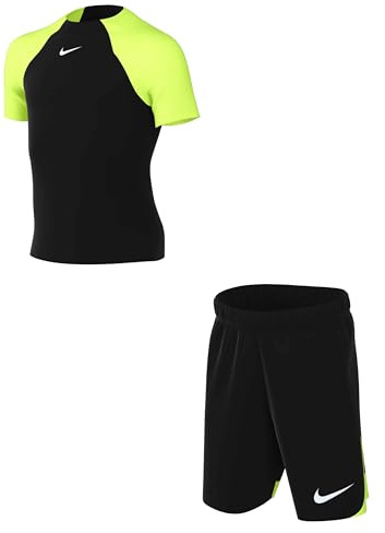 Nike Unisex Kids Kit Lk Nk Df Acdpr Trn Kit K, Black/Volt/White, DH9484-010, XL