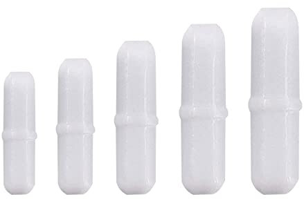 Agitatore Magnetico, Miscelatori Magnetici, Miscelatore Magnetico Kit, Barra Magnetica, Ancorette Magnetiche, PTFE Stir Bar, Agitatori Magnetici, per Liquidi, Birra, Laboratorio, 5 pezzi (Type B)