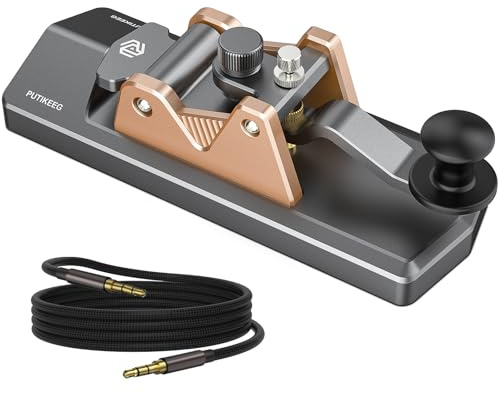 Putikeeg CW Morse Taste, Telegrafen Taste, Amateurfunk CW Taster, Morsecode Maschine, Telegramm Tastatur, Morsecode Sender, CW Tasten gerader Morse Code Schlüssel