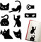 8 Stück Magnetische Lesezeichen Katze kinder Niedliche Buchmarker Clip Set für Lehrer Studenten Buchliebhaber Lesen Kawaii Magnet Seite Marker für die Schule Büro Katzenliebhaber