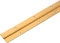 Gedotec Stabilo Charnière de Piano à Visser - Porte Roulée en Acier Laitonné - Bande de Fixation 1500 x 32 mm - Meuble Percé - 1 Pièce