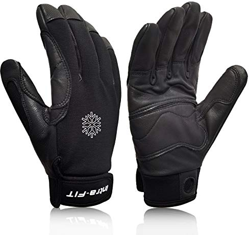 Intra-FIT Kletterhandschuhe Winterhandschuhe Seilhandschuhe, Abseilen, Rettung, Klettern an Felsen, Abenteuer, Outdoor-Sport, Weich, Bequem, Langlebig