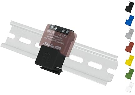 Print Worth Support de rail DIN 3D « plat » pour 14 plateaux de la série Mini : 1, 1-LR, 1PM, 1PM-LR, PM, EM (Wave/Plus, G3, G4) DIN Rail Bracket (35 mm) (Noir)