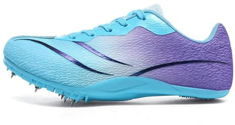Zelzen Leichtathletik Schuhe Männer Frauen Laufen Nagel Spikes Schuhe Kinder, Track Wettbewerb Leichtathletik Schuhe Jungen für Training Langstreckenlauf 6