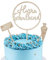 WANYI 3 Stk Tortendeko Einschulung Holz Hurra Schulkind Deko Kuchendeko Schulanfang Cake Topper Zuckertüte ABC 123 Schuleinführung Deko Set für Schultag Party Deko Geschenke Junge Mädchen (A)