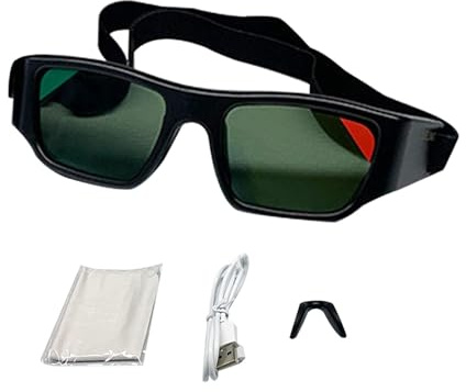 JISADER Dribblingbrille, Trainings-Stroboskopbrille, verstellbare Specs Visions-Trainingsbrille für Fußball, Boxen, Basketball, Männer und Frauen