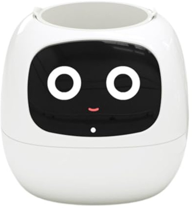 Sharplace Smart Flowerpot Smart Pet Planter Decors Plant Companion 7 Smart Sensors Gift Flower Vase AI Planter for Desk Garden Kitchen, White