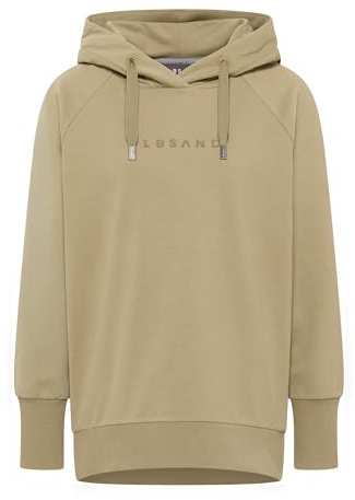Elbsand Damen Kapuzen-Sweatshirt ESSvana Damenpullover 70293 00 Golden Olive (854) S