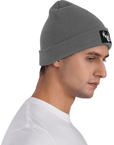 NCLIKGOR Hoyt and Archery Beanie-Mützen für Männer und Frauen, Totenkopfmütze, Winter-Strickmützen