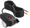48V USB Steckdose Motorrad Ladegerät für Type-C im Auto Schnellladung, LED-Spannungsüberwachung mit EIN-/Aus-Schalter, Lenker- und Rückspiegelmontage, wasserdicht und staubdicht