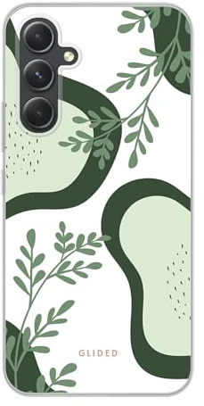GLIDED Tough case Handyhülle für Samsung Galaxy A54 5G – Stoßfest & Kratzfest, TPU Silikon – Avocado Design