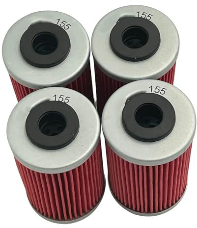 Ölfilter for 250 400 450 525 RR Enduro 05-09 FE650 FS650 450XC 525XC Duke 125 200 390 620 640 690(4pcs)