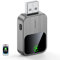 Wireless CarPlay Adapter UK, Mini Size with Reset Button, Converts Wired to Wireless CarPlay Dongle Plug & Play CarPlay Wireless Adapter for iPhone iOS 12+ & Cars from 2017(Grey)