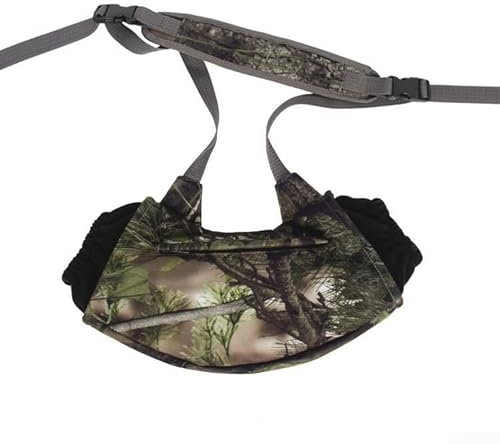 Tragbarer Handwärmer Muff für Jagd und Outdoor-Sport, winddichtes Fleece-Material (Tarnung 2)