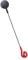 Folpus Friction Gong Mallet Double Head Accessory Sound Tool Instrument Sons gongs, Rouge