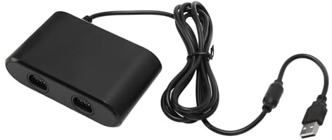 Generic Game-Controller-Konverter, Dual-Player-Funktion, Einfach zu Bedienen für N64-Spielekonsole, PC-Gaming