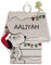 Hallmark Aaliyah Peanuts Snoopy und Woodstock Charmers Weihnachtsdekoration aus Metall