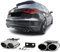 Auspuff Endrohr Umbau mit Dummy auf 4 Rohr S Optik für Audi A3 8V 1.4 1.8 2.0