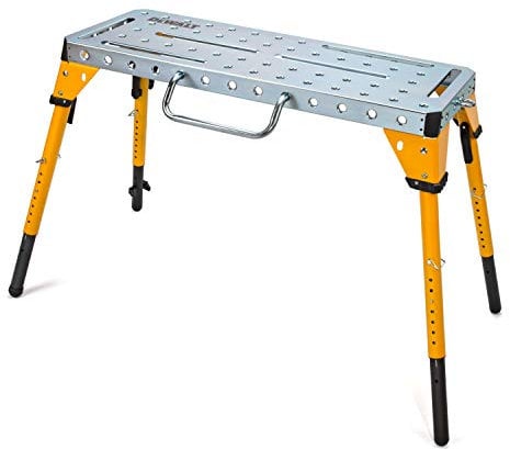 DEWALT DXMF4618WT Adjustable Height Portable Steel Welding Table and Work Bench