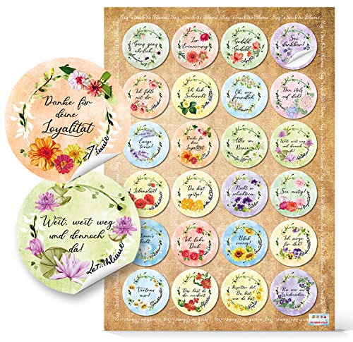 Logbuch-Verlag 24 Sprüchesticker Sprüche Aufkleber Geschenkaufkleber Motivationsaufkleber Text positiv