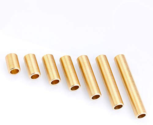 Raccord fileté 1/2 pouce en laiton pour raccord de réservoir, doré