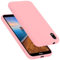 cadorabo Coque Compatible avec Xiaomi RedMi 7A, Étui Housse en Silicone- Coque pour RedMi 7A- Protection Antichoc, Anti-Empreintes- TPU Housse de Protection - Mat Liquid Pink
