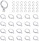 UNICRAFTALE 160 Stk Leverback Ohrring Haken Mit Biegeringen 304 Edelstahl DIY Ohrringe Leverback Ohrhaken Mit 1.5mm Loop Lever Back Hoop Ohrring Für DIY Weihnachtstag Ohrringe Herstellung