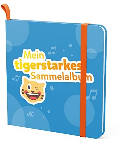 tigermedia Sammelalbum tigercards blau inkl. Sticker und exklusiver Geschichte für Kinder Geschenkidee Geburtstag Einschulung Weihnachten Zahnfee