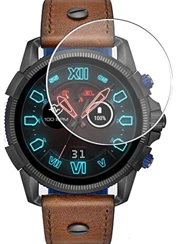 Vaxson 3-Pack Vetro Temperato Pellicola Protettiva, compatibile con DIESEL ON Full Guard 2.5 smartwatch Case Size:47mm, 9H Screen Protector Film