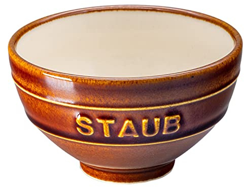 Staub 40508-199 Le Chawan Chestnut M, Made in Japan, Rice Bowl, Authentic Japanese Product