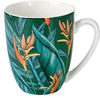 Maxwell & Williams II0098 Night Garden Becher aus Porzellan, Mehrfarbig, 450 ml