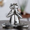 Gilde Keramik Yoga-Frosch Henry VE 3 Dekorative Figuren, Mehrfarbig, einzigartig