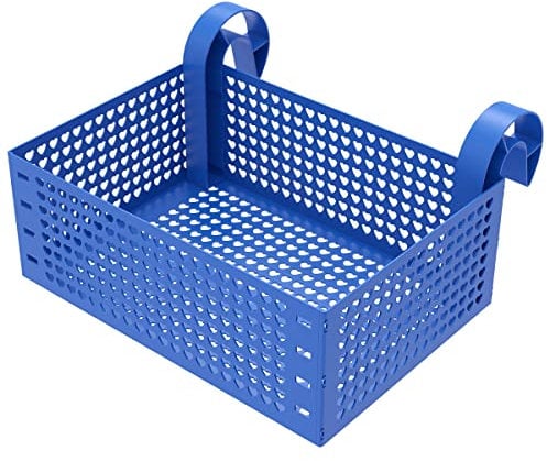 Jetcloud Poolside Storage Basket Swimming Pool Toy Organizer Above Ground Pool Hanging Basket Large Capacity Hanging Shower Shelf for Pool Towels Beverages