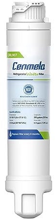 Cenmela CML007 Filtro Acqua Compatibile con EPTWFU01, Pure Source Ultra 2, Pure Source Ultra II, EWF02, 012505454226, 4562222, 807946701, confezione da 1