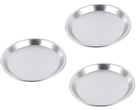 Gatuida 3 Piezas Utensilios para Hornear Sarten Parrilla Aleación De Aluminio Plato Hondo Pizza