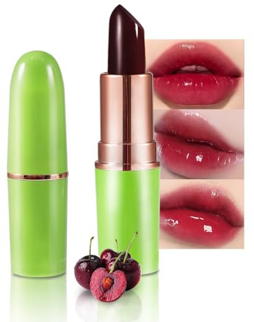 BINGBRUSH - Queen Cherry Cherry Lippenstift, feuchtigkeitsspendend, langanhaltende Lippenpflege, Lippenbalsam, magischer Lipgloss