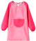 Rapidbok Tablier Peinture Enfant, Blouse Peinture Enfant, Imperméable Tablier de Peinture Enfant avec Manches Longues et Grande Poche, Tablier Enfant Peinture pour Enfant 7-11 ans (Rose)