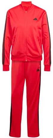 adidas Damen ESSENTIALS 3-STRIPES TRACKSUIT Pure Ruby, M