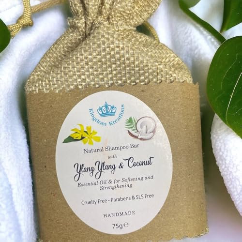 Natural Handmade Shampoo Bar with Bergamot Essential Oil