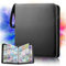 GIBOHOM Sammelkarten Album, 50 Seiten Sammelkarten Hüllen für bis zu 900 Karten, Card Binder für Sammelkarten, Karten Organizer, Karten Binder aus PU, Kompatibel mit Sportkarten, MTG, TCG (Schwarz)