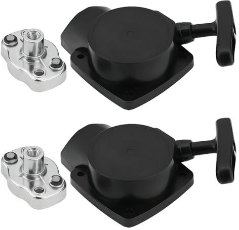 EMSea 2 Set Driver Di Avviamento A Strappo Cordino Di Avviamento A Strappo Compatibile Con Fuxtec Compatibile Con Rotfuchs Compatibile Con Brast Tosaerba 26-32ccm