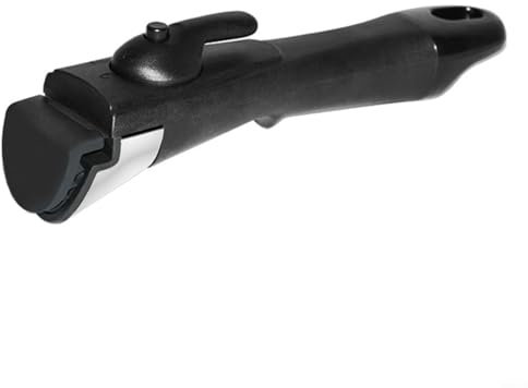 HEIBTENY Removable Pan Handle for Pots and Pans Non-Stick Kitchen Aid Made of Aluminium Oxide Replacement Handle Anti-scald Design 195 x 41 x 34 mm