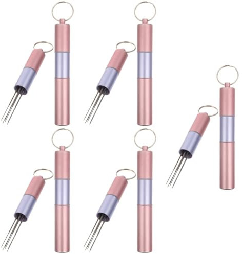 DIYEAH Juego De 5 Agujas De Bordado Punzón Herramientas De Enganche Enhebrador Y Agujas De Coser Para Principiantes.