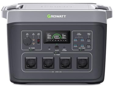 Growatt Infinity Station d'énergie portable pour batterie portable Growatt 2000 W