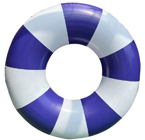 Schwimmreifen Schwimmring, Aufblasbarer Schwimmring, Schwimmreifen groß120cm, Wasserspielzeug für Pool und Strand Party Spielzeug für Kinder und Erwachsene (dunkelblau)