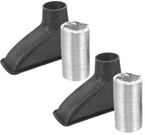 Ciieeo 2 Stück Luftkanal Ersatzset Abs Luftansaugschlauch Kfz Lufteinlassoptimierung Motorlüftung