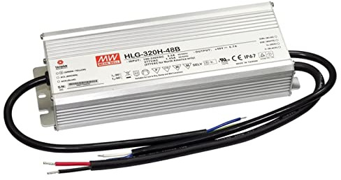 MW MEAN WELL HLG-320H-24B -Treiber, Trafo Konstantspannung, Konstantstrom 320W 13.3A 12-24 V/D