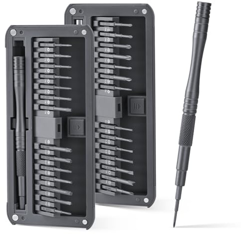 GZEINB 30-in-1 Präzisionsschraubendreher-Set mit 28 S2-Bits Verlängerung | Feinmechaniker-Werkzeug für Reparaturen an Laptop, Handy, Brille, Uhr, Kamera, Elektronik; flexible Welle für enge Stellen