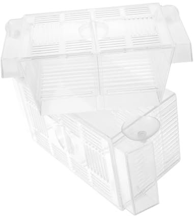 SOIMISS 2stücke Aquarium-fischzuchtbox Mit Trennwand Zuchtbehälter Für Babyfische Und Eier Isolierbox Zum Schutz Von Trächtigen Und Neugeborenen Fischen Aus Transparentem Und Langlebig Und