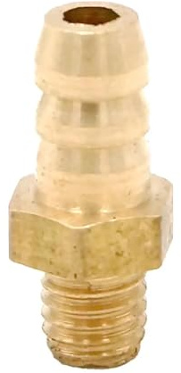 LOT 5 Hose Barb I/D 5mm x M5 Metric Male Thread Brass coupler Splicer Connector fitting for Fuel Gas Water